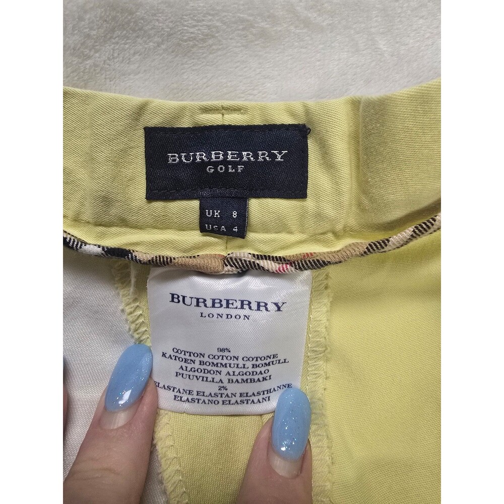 Burberry Golf Women’s Capris Pants Light Green Size 4